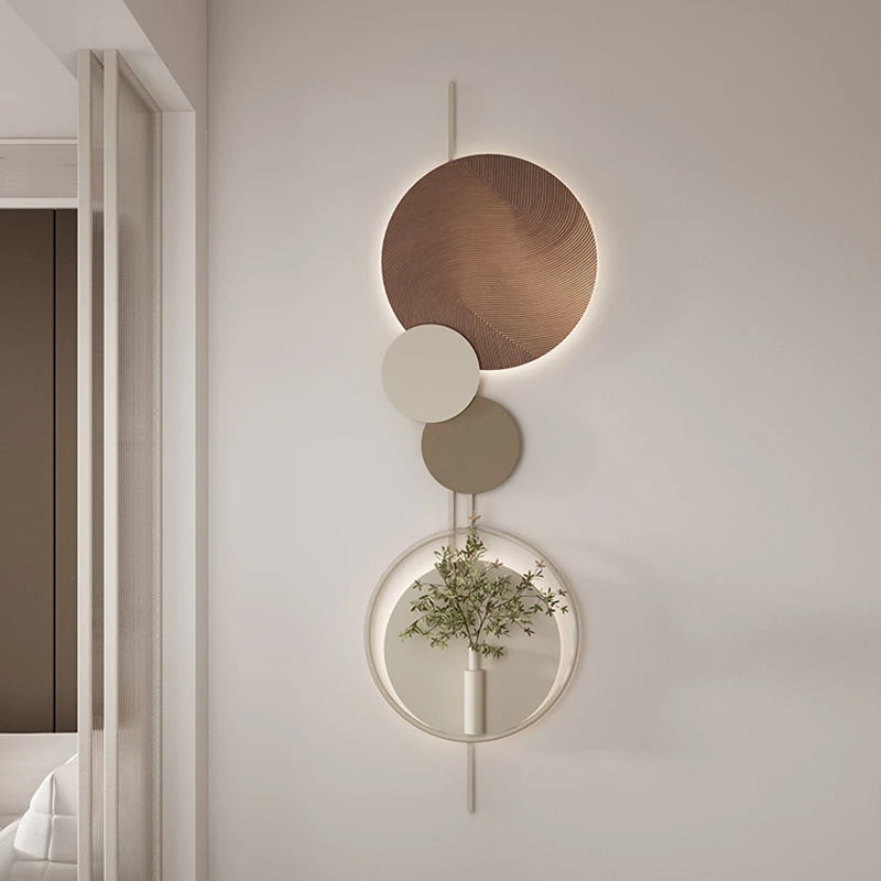 Household Living Room Hanging Decoration With Light Wrought Iron Wall Interior Accessories Creative Design Corridor Wall Pendant
Household Living Room Hanging Decoration With Light Wrought Iron Wall Interior Accessories Creative Design Corridor Wall Pendant