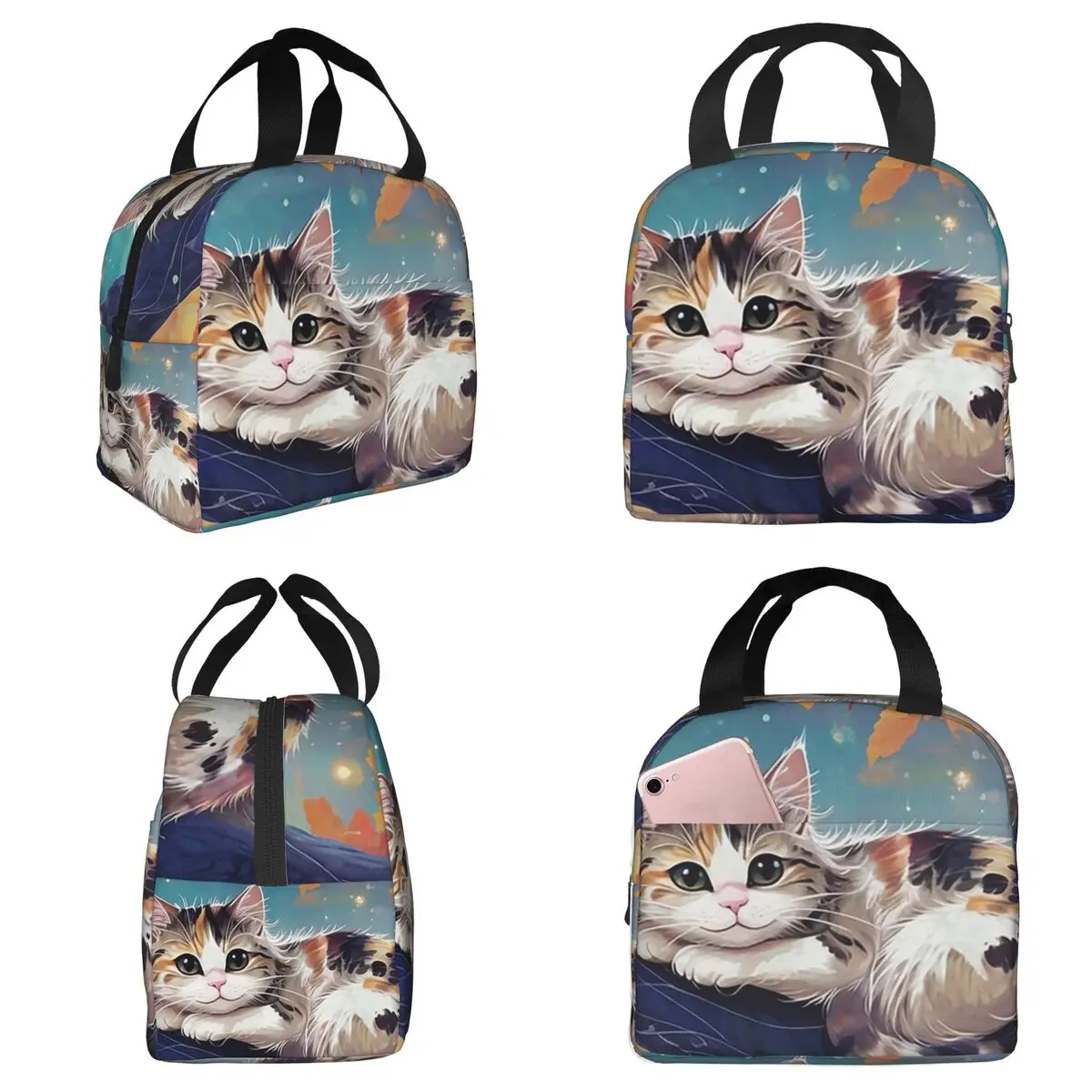 Cat Sleeps On A Tree Branch Insulated Lunch Bag for Kids School Cooler Thermal Food Box Tote Portable Lunch Boxes Container
Cat Sleeps On A Tree Branch Insulated Lunch Bag for Kids School Cooler Thermal Food Box Tote Portable Lunch Boxes Container