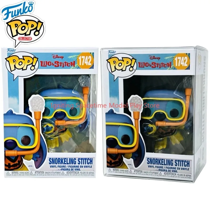 Funko Pop Original Lilo & Stitch S4 Snorkeling Stitch (Diving Stitch) #1742 Action Figure for Boys Girls Gift Model Ornaments
Funko Pop Original Lilo & Stitch S4 Snorkeling Stitch (Diving Stitch) #1742 Action Figure for Boys Girls Gift Model Ornaments