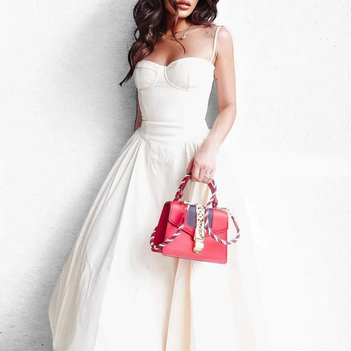 Hot Girl Women's Sexy Strapless Long Dress Waist Cinching Slimming Backless Dresses Sleeveless Slim Female Party Evening Robes
Hot Girl Women's Sexy Strapless Long Dress Waist Cinching Slimming Backless Dresses Sleeveless Slim Female Party Evening Robes