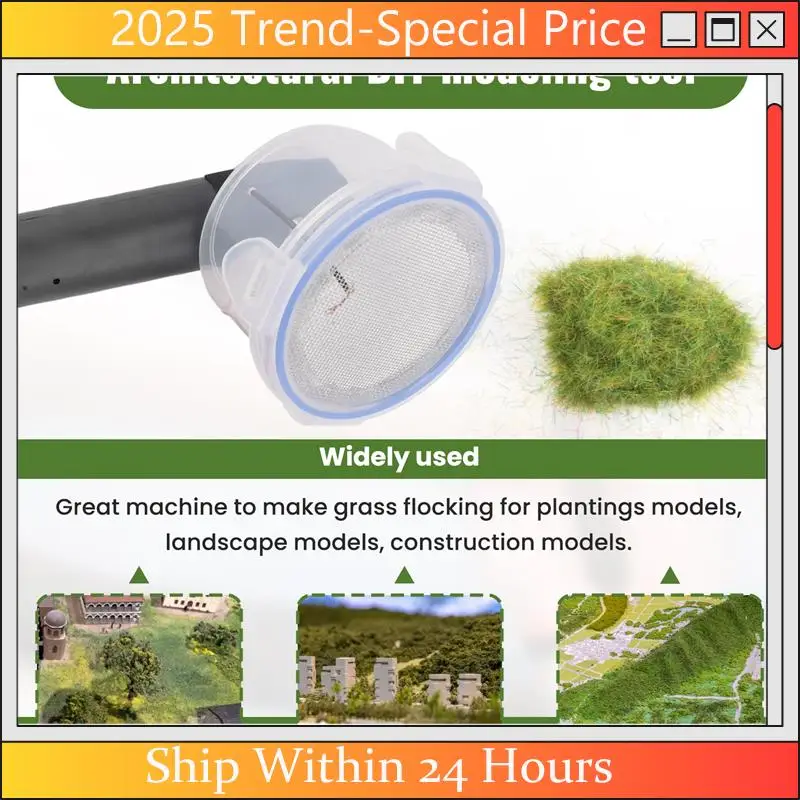 A61Z Deals Upgrade Miniature Scenery Model Material Flocking Static Grass Applicator Modeling Hobby Craft Accessory
A61Z Deals Upgrade Miniature Scenery Model Material Flocking Static Grass Applicator Modeling Hobby Craft Accessory