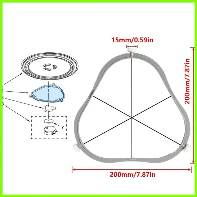 L5BD Pack из 2 микроволновых оборотных стеклянных подносов для микроволновой печи для микроволновой печи
L5BD Pack из 2 микроволновых оборотных стеклянных подносов для микроволновой печи для микроволновой печи