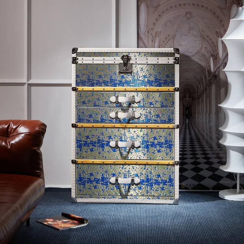 Jewelry jewelry chest of drawers, floor-to-ceiling cloakroom, copper wire light luxury villa storage, hard box presbyopia
Jewelry jewelry chest of drawers, floor-to-ceiling cloakroom, copper wire light luxury villa storage, hard box presbyopia