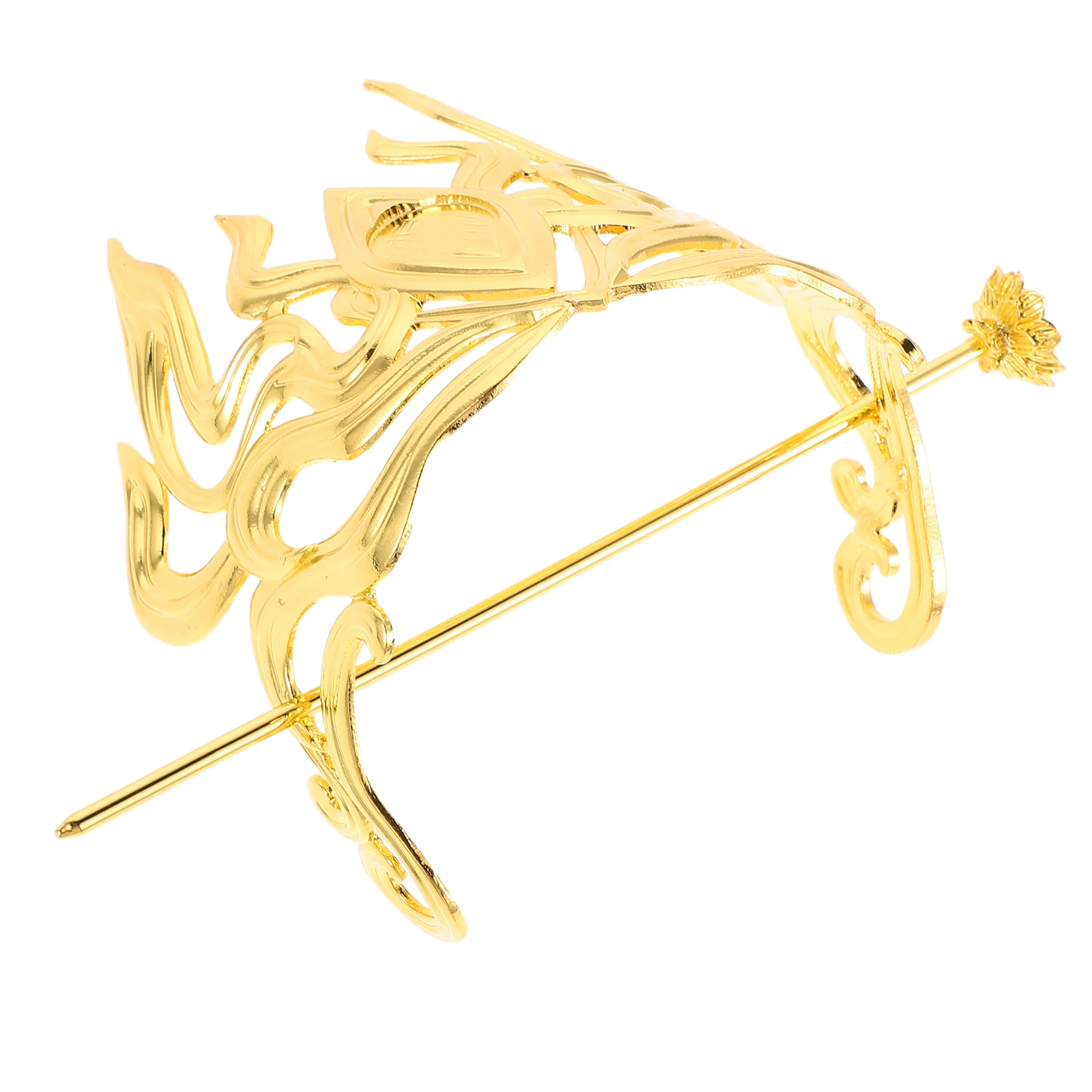 Traditional Hanfu Hair Crown Male Metal Chignon Pin Ancient Style Updo Hair Stick Chinese Vintage Headdress Accessory for Men
Traditional Hanfu Hair Crown Male Metal Chignon Pin Ancient Style Updo Hair Stick Chinese Vintage Headdress Accessory for Men