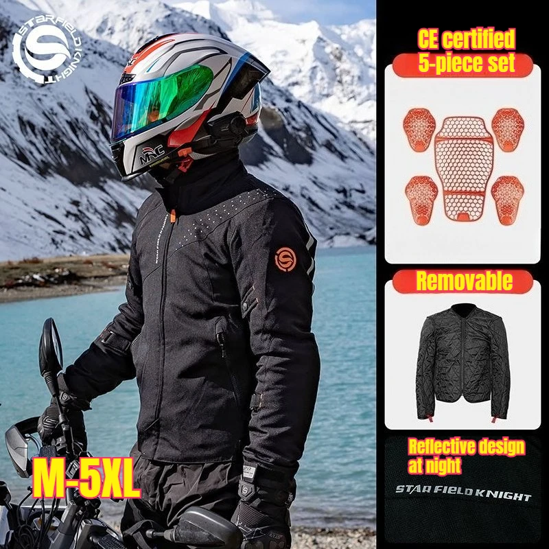 Motorcycle Jacket Breathable Reflective Motorbike Racing Suit Jacket Men Anti-fall Motocross Riding Clothing Moto Racing Jacket
Motorcycle Jacket Breathable Reflective Motorbike Racing Suit Jacket Men Anti-fall Motocross Riding Clothing Moto Racing Jacket