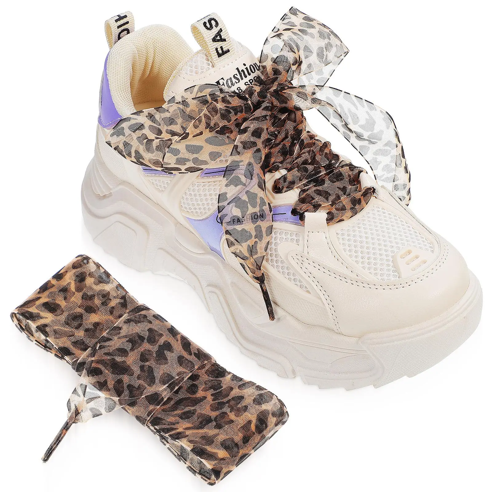 Widen Shoelaces Fashion Cheetah Print Flat Sneaker Leopard Decorations for Women Fancy Shoestrings Sneakers
Widen Shoelaces Fashion Cheetah Print Flat Sneaker Leopard Decorations for Women Fancy Shoestrings Sneakers