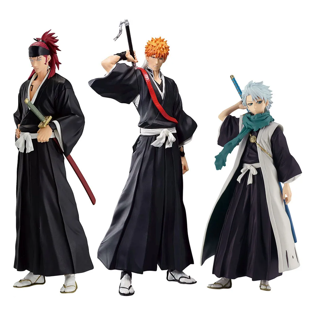 Anime figure Kurosaki Ichigo Hitsugaya Toshiro Abarai Renji Standing posture action figure PVC Model Toys Collection Statue Gift
Anime figure Kurosaki Ichigo Hitsugaya Toshiro Abarai Renji Standing posture action figure PVC Model Toys Collection Statue Gift