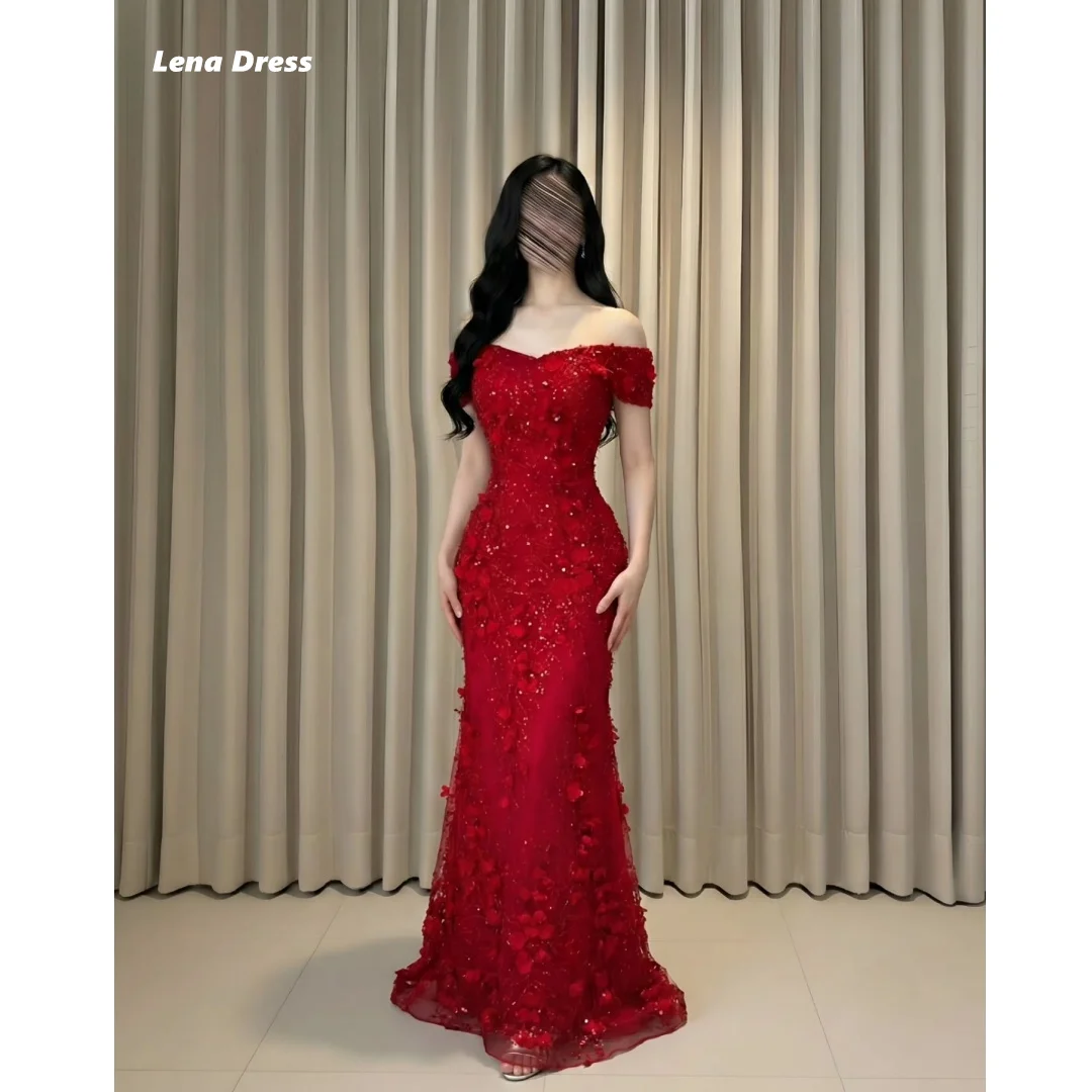 Lena 3D Flowers Elegant Evening Dresses for Woman Luxury Women's Evening Dresses for Special Occasions Red Customized Fish Tail
Lena 3D Flowers Elegant Evening Dresses for Woman Luxury Women's Evening Dresses for Special Occasions Red Customized Fish Tail