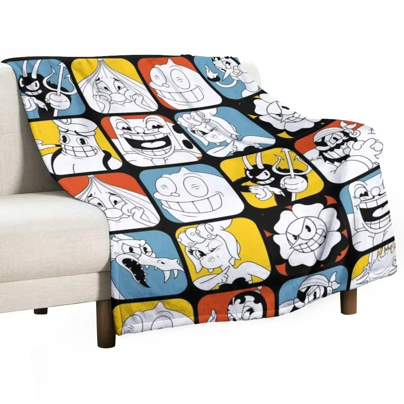 Cuphead Bosses Throw Blanket Soft Home Decor Blanket for Couch Bedroom
Cuphead Bosses Throw Blanket Soft Home Decor Blanket for Couch Bedroom