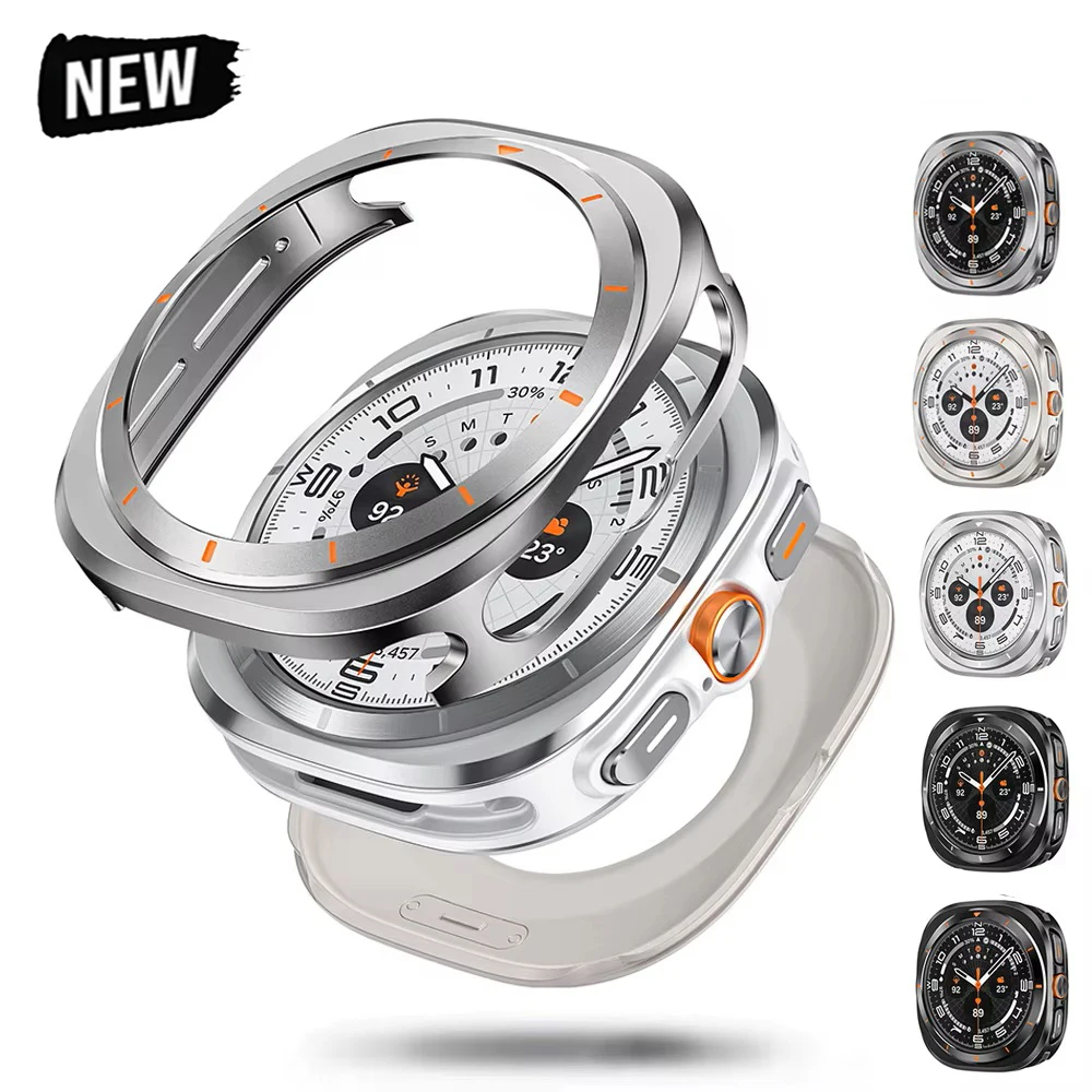 Protective Case For Samsung Galaxy Watch 7 Ultra 47mm NOScreen Film Hard Metal Cover For Galaxy Watch 7 Ultra Bumper Accessories
Protective Case For Samsung Galaxy Watch 7 Ultra 47mm NOScreen Film Hard Metal Cover For Galaxy Watch 7 Ultra Bumper Accessories
