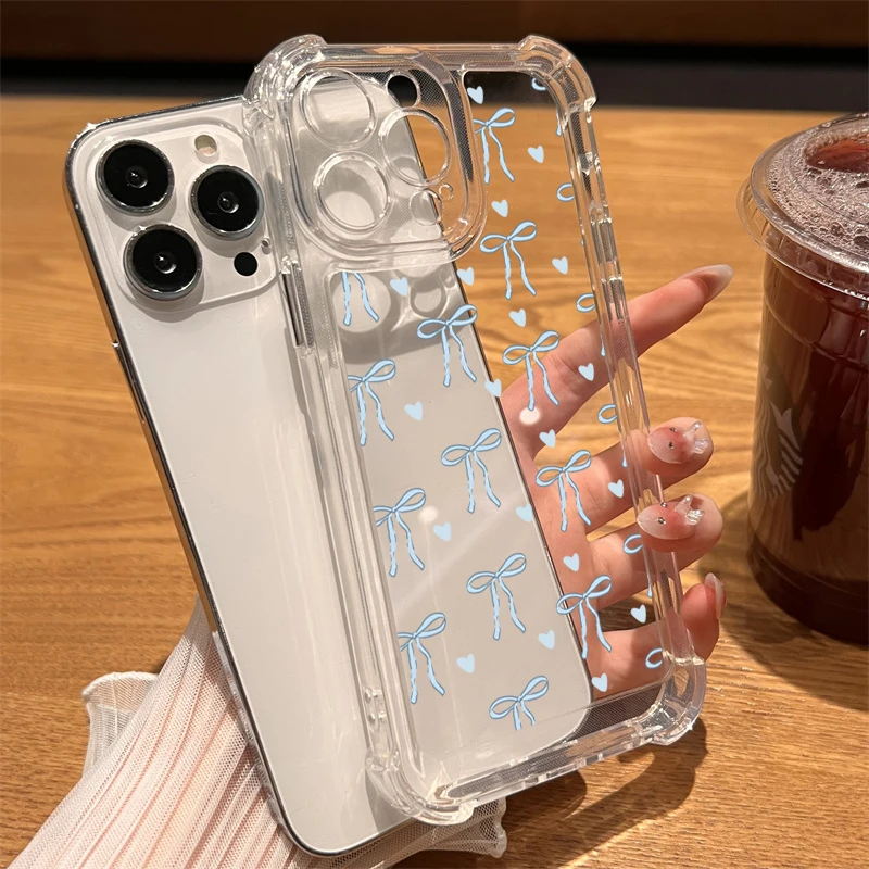Colorful Bow Print Clear Phone Case For iPhone 16 14 13 12 11 15 Pro Max SE XR X XS 7 8 Plus Transparent Tpu Shockproof Cover
Colorful Bow Print Clear Phone Case For iPhone 16 14 13 12 11 15 Pro Max SE XR X XS 7 8 Plus Transparent Tpu Shockproof Cover