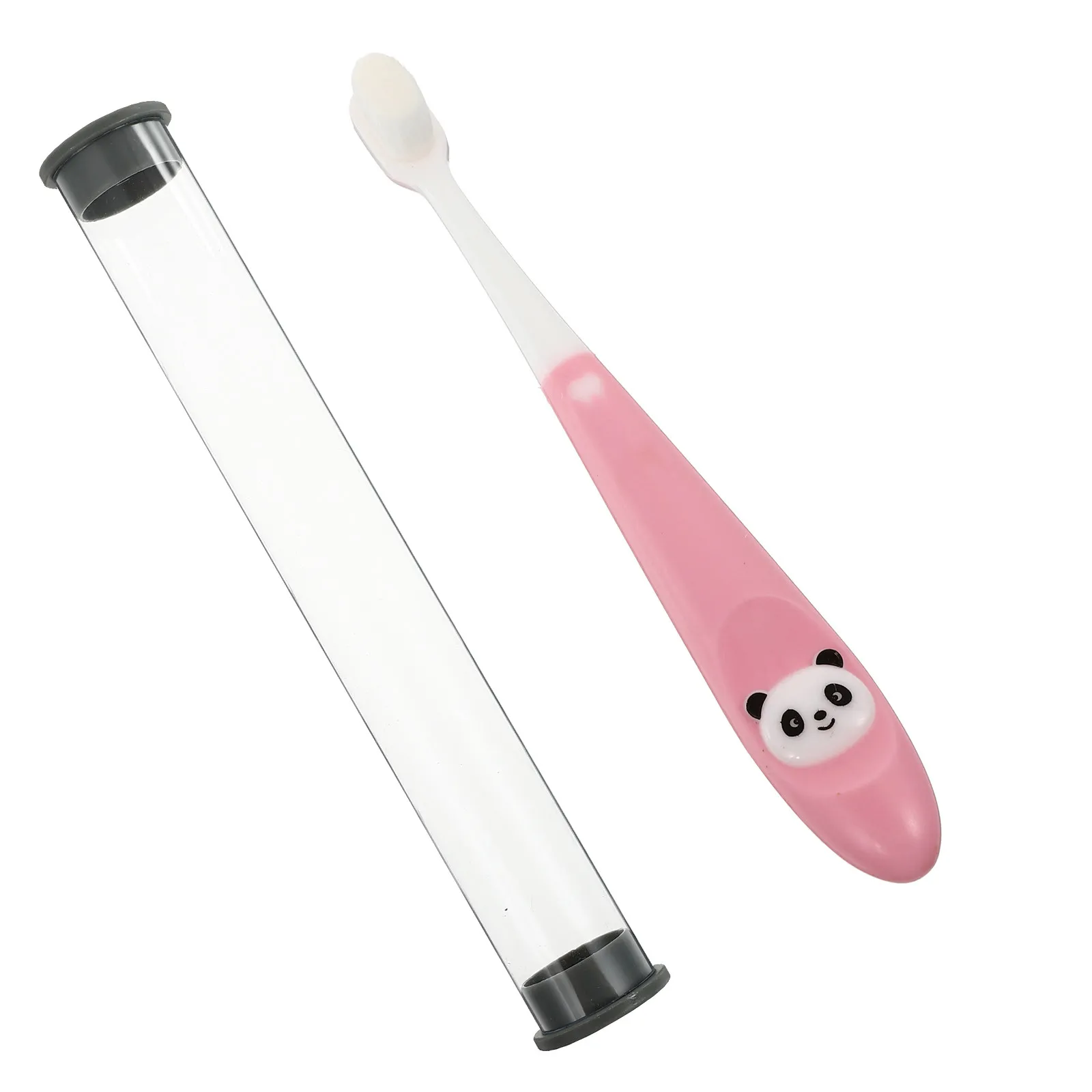 1Pcs Supple Bristle Kids Toothbrush Food Grade Material Non Slip Handle Oral Cleaning Brush for Toddlers Babies Training
1Pcs Supple Bristle Kids Toothbrush Food Grade Material Non Slip Handle Oral Cleaning Brush for Toddlers Babies Training