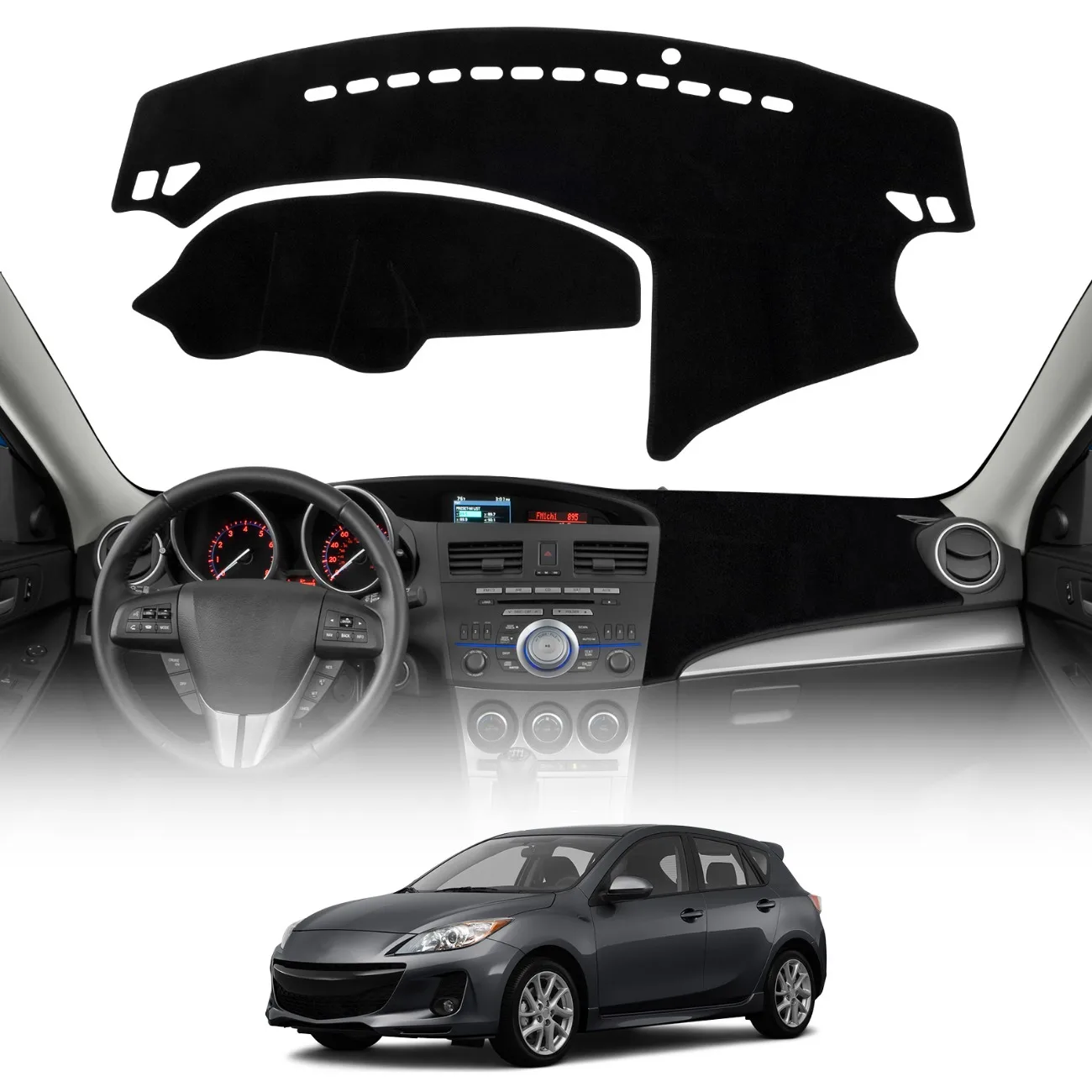 Dashboard Cover Mat For Mazda 3 2010 2011 2012 2013 Accessories Dash Cover Dash Mat Sunshade Glare Non-Slip Protector Interior
Dashboard Cover Mat For Mazda 3 2010 2011 2012 2013 Accessories Dash Cover Dash Mat Sunshade Glare Non-Slip Protector Interior