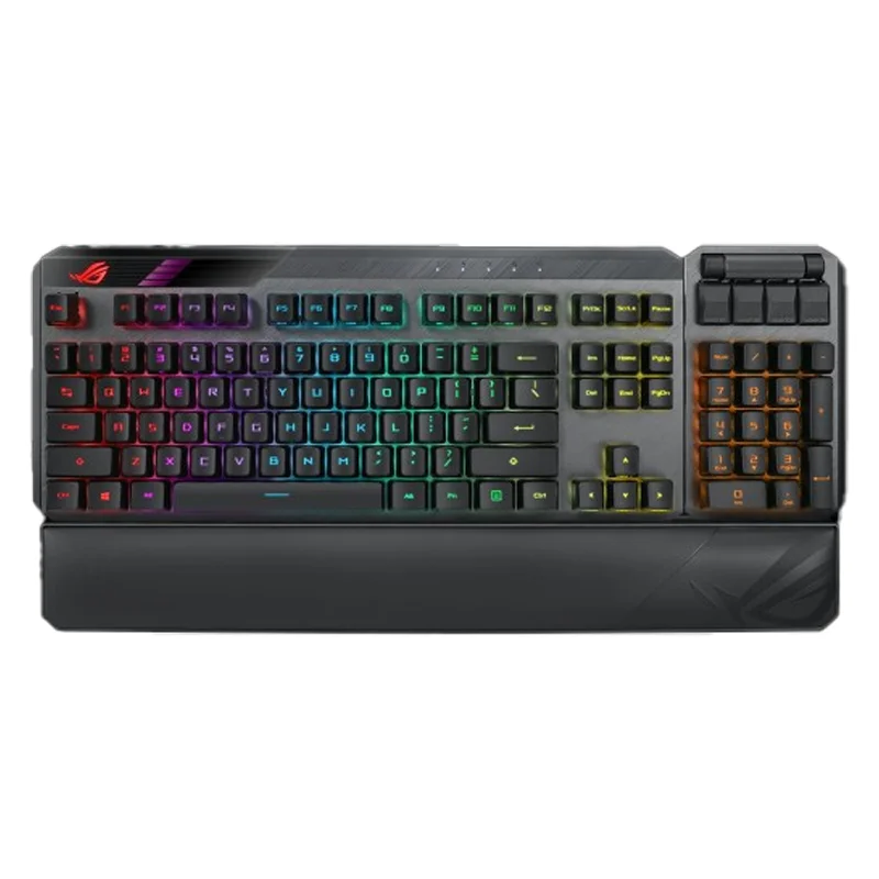 ROG Claymore II modular TKL 80%/100% gaming mechanical keyboard detachable numpad & wrist rest
ROG Claymore II modular TKL 80%/100% gaming mechanical keyboard detachable numpad & wrist rest