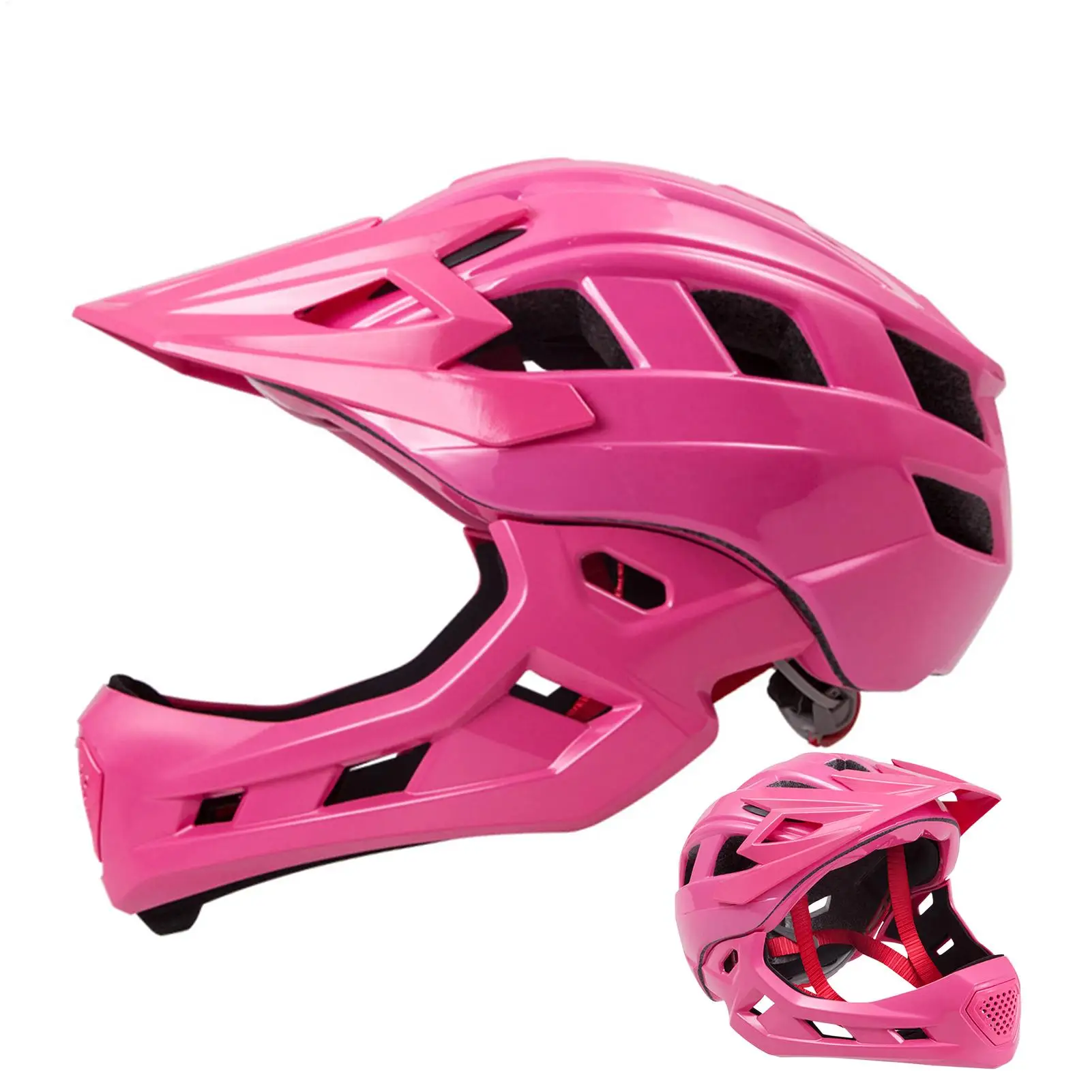 Full Face Helmet Kids With Detachable Chin Headgear Kids Scooter Motocross Helmet For Girls Boys Sports Bike Cycling Skateboard
Full Face Helmet Kids With Detachable Chin Headgear Kids Scooter Motocross Helmet For Girls Boys Sports Bike Cycling Skateboard