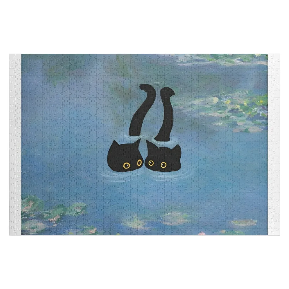 Two Cat Print Monet Waterlily Jigsaw Puzzle Custom Wooden Compositions For Children Puzzle
Two Cat Print Monet Waterlily Jigsaw Puzzle Custom Wooden Compositions For Children Puzzle