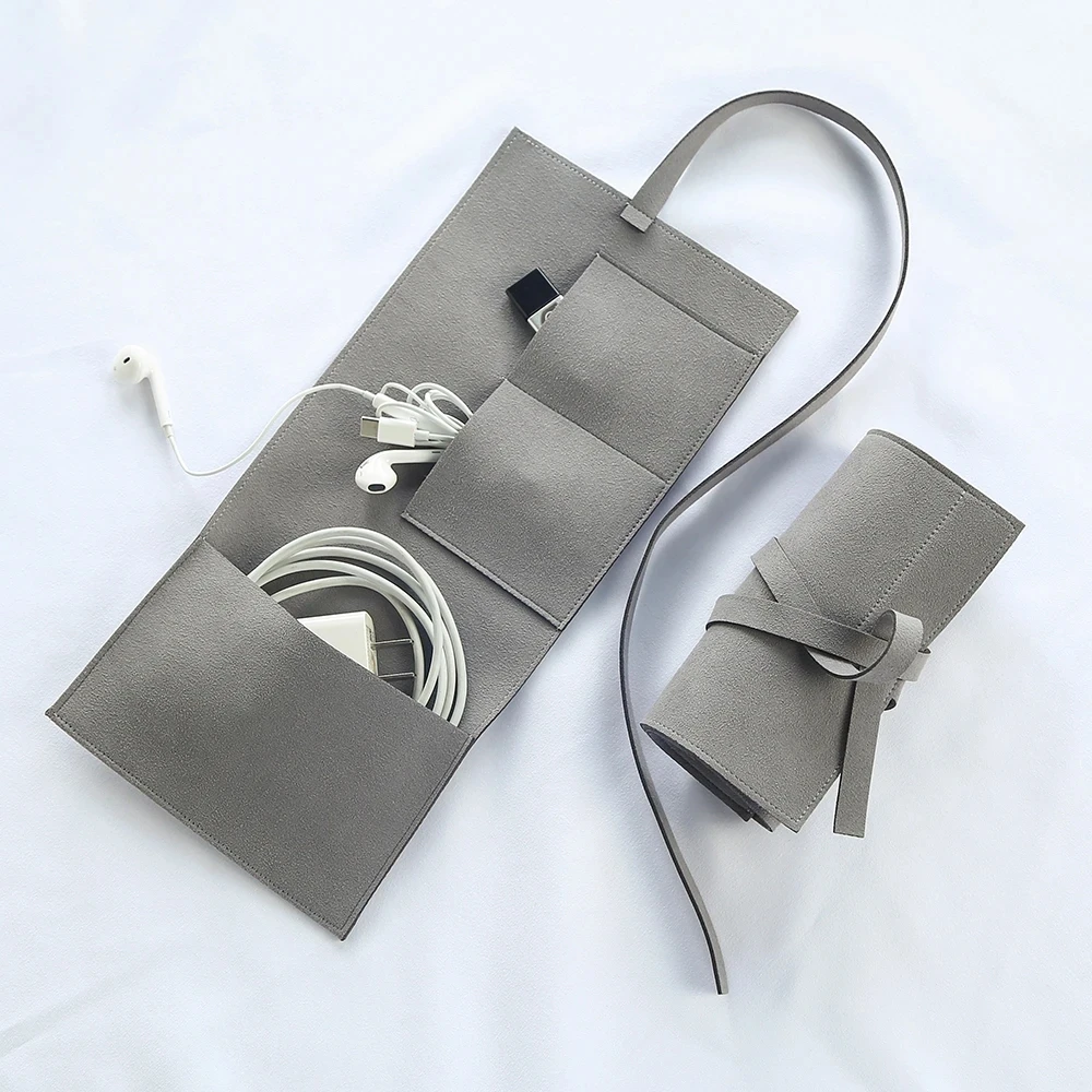 Jewelry Packaging Bag Travel Electronic Accessories Microfiber Roll Up Pouch for Earphone USB Charger Power Bank Storage Bag Box
Jewelry Packaging Bag Travel Electronic Accessories Microfiber Roll Up Pouch for Earphone USB Charger Power Bank Storage Bag Box