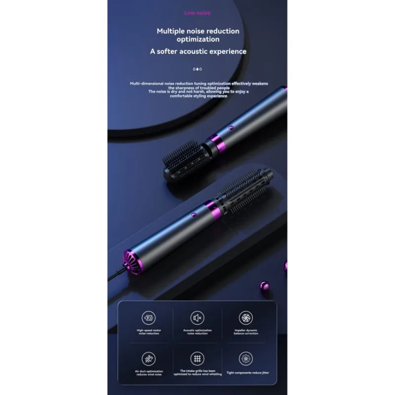 AD-5-In-1 Hot Air Comb Automatic Curling Iron Curling Straight Dual-Purpose Hair Styling Comb Hair Dryer Set UK Plug
AD-5-In-1 Hot Air Comb Automatic Curling Iron Curling Straight Dual-Purpose Hair Styling Comb Hair Dryer Set UK Plug