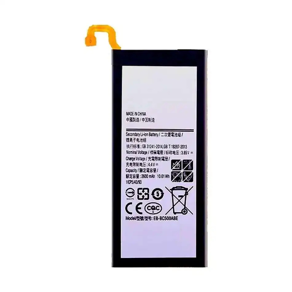 2600 мАч EB-BC500ABE для Samsung Galaxy C5 SM-C5000, высокоэффективный аккумулятор для мобильного телефона, хорошая низкая температура
2600 мАч EB-BC500ABE для Samsung Galaxy C5 SM-C5000, высокоэффективный аккумулятор для мобильного телефона, хорошая низкая температура