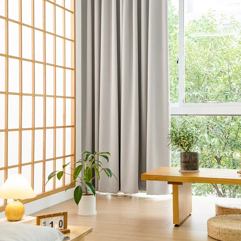 Fine velvet chenille curtain fabric Japanese cream wind blackout soundproof curtain living room finished curtain yy
Fine velvet chenille curtain fabric Japanese cream wind blackout soundproof curtain living room finished curtain yy