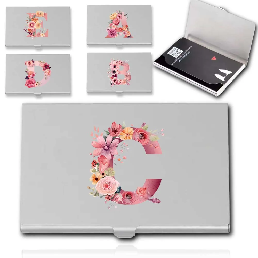 Portable Business CardCase Waterproof Visiting Card Box Multifuntional Social Communication Card Holder Daily Pink Rose Pattern
Portable Business CardCase Waterproof Visiting Card Box Multifuntional Social Communication Card Holder Daily Pink Rose Pattern
