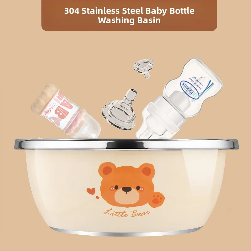Stainless Steel Basin for Cleaning Baby Bottles Food Grade Kitchen Sink Vegetable Washing Home Use Disinfection Basin
Stainless Steel Basin for Cleaning Baby Bottles Food Grade Kitchen Sink Vegetable Washing Home Use Disinfection Basin