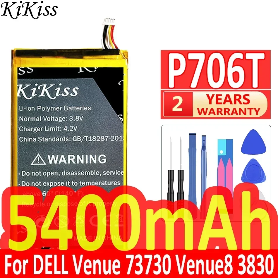 For DELL Venue 7 3730 Venue 8 3830 T02D T01C T02D002 T02D001 0CJP38 02PDJW 3.7v 15.17wh, P706T 5400mAh Tablet Battery
For DELL Venue 7 3730 Venue 8 3830 T02D T01C T02D002 T02D001 0CJP38 02PDJW 3.7v 15.17wh, P706T 5400mAh Tablet Battery