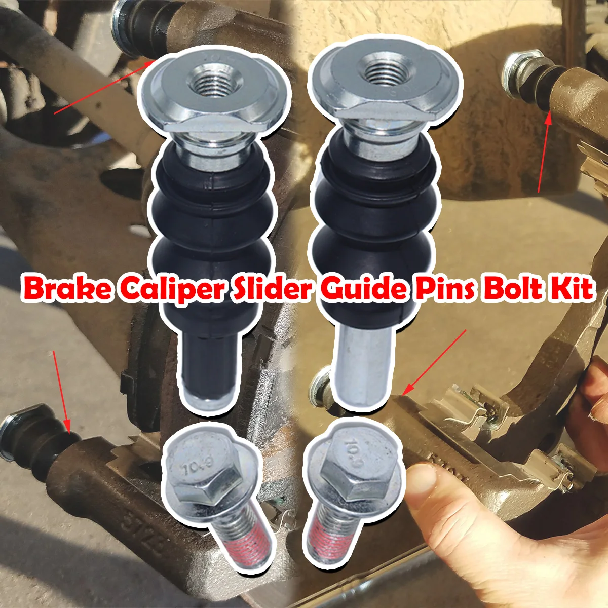 Front Brake Caliper Slider Guide Pins Bolt Kit Left Right Disc Housing Bellows Sleeve Bushing For Citroen Fiat Peugeot Toyota
Front Brake Caliper Slider Guide Pins Bolt Kit Left Right Disc Housing Bellows Sleeve Bushing For Citroen Fiat Peugeot Toyota