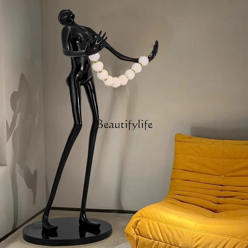 Modern humanoid art sculpture creative floor luminous decorative figure ornament
Modern humanoid art sculpture creative floor luminous decorative figure ornament