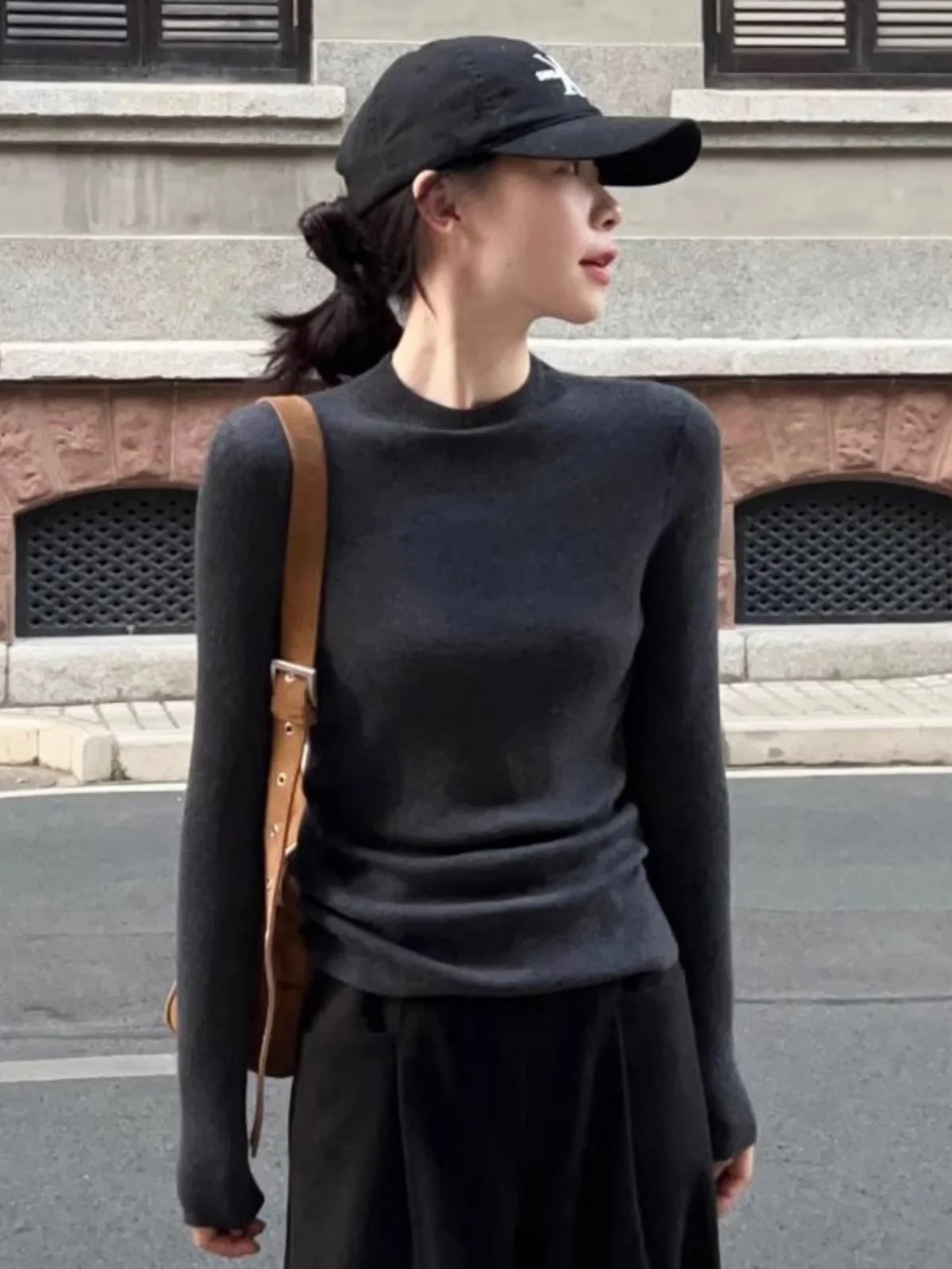Slim Fit Half High Neck Knitted Sweater Women's Autumn Winter New Style Inner Match with Coat Base Shirt T Shirt Top
Slim Fit Half High Neck Knitted Sweater Women's Autumn Winter New Style Inner Match with Coat Base Shirt T Shirt Top