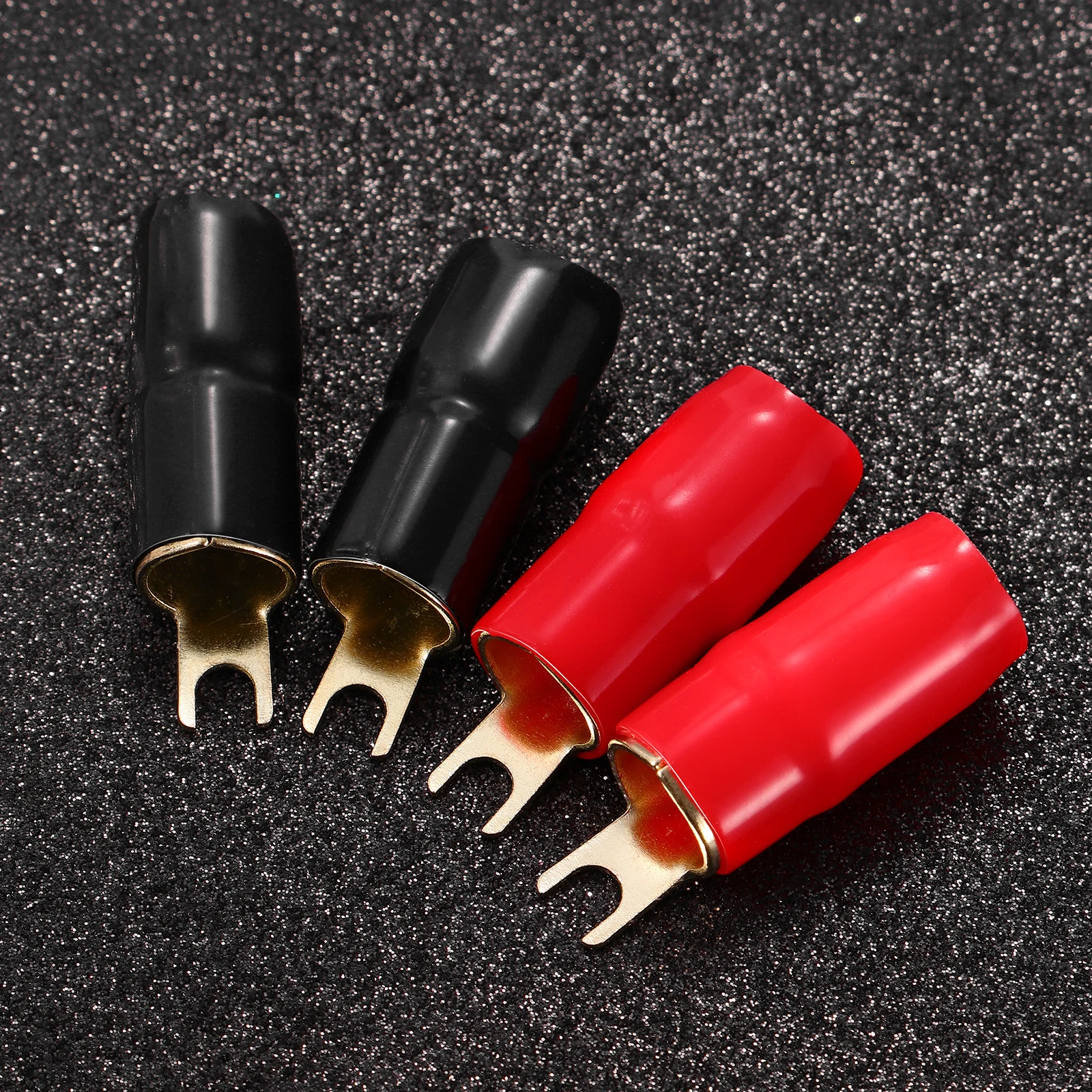2pcs 2 Pairs Crimp Terminals 0GA Speaker Wire Connector Audio Amplifier Fork High Quality Easy Install Connectors
2pcs 2 Pairs Crimp Terminals 0GA Speaker Wire Connector Audio Amplifier Fork High Quality Easy Install Connectors