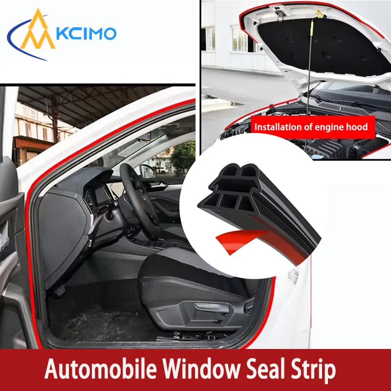 5M/10M 3-Layer Car Door Rubber Seal Strip, Hood Trunk Sound Insulation Weatherstrip, Dustproof Waterproof Seal Protector
5M/10M 3-Layer Car Door Rubber Seal Strip, Hood Trunk Sound Insulation Weatherstrip, Dustproof Waterproof Seal Protector