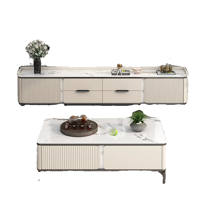 Coffee table TV cabinet combination high-end sense rock slab modern simple small apartment bedroom living room household cabinet
Coffee table TV cabinet combination high-end sense rock slab modern simple small apartment bedroom living room household cabinet