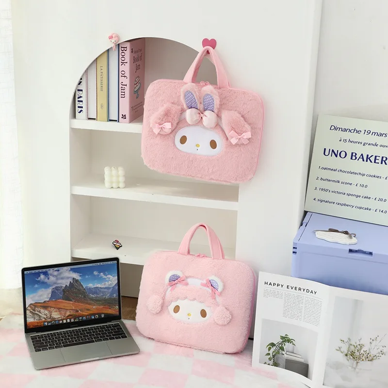 Kawaii Sanrio My Melody Laptop Bag Pink Girly Sweet Portable File Package IPad Tablet Storage Bag Plush Computer Bag Gifts Girl
Kawaii Sanrio My Melody Laptop Bag Pink Girly Sweet Portable File Package IPad Tablet Storage Bag Plush Computer Bag Gifts Girl
