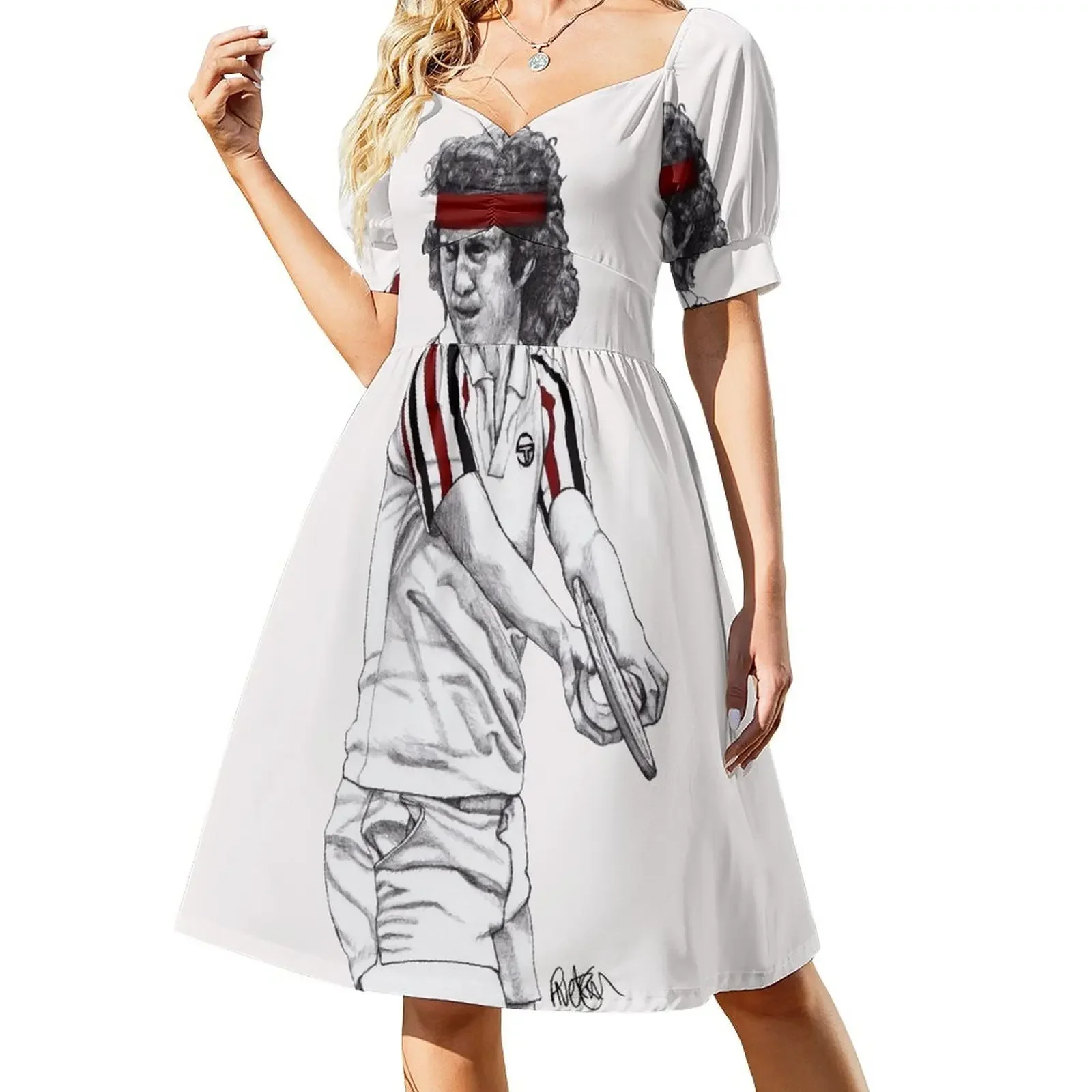 Tennis Mcenroe Short-Sleeved Dress Woman fashion dress women summer 2025 elegant and pretty women's dresses
Tennis Mcenroe Short-Sleeved Dress Woman fashion dress women summer 2025 elegant and pretty women's dresses