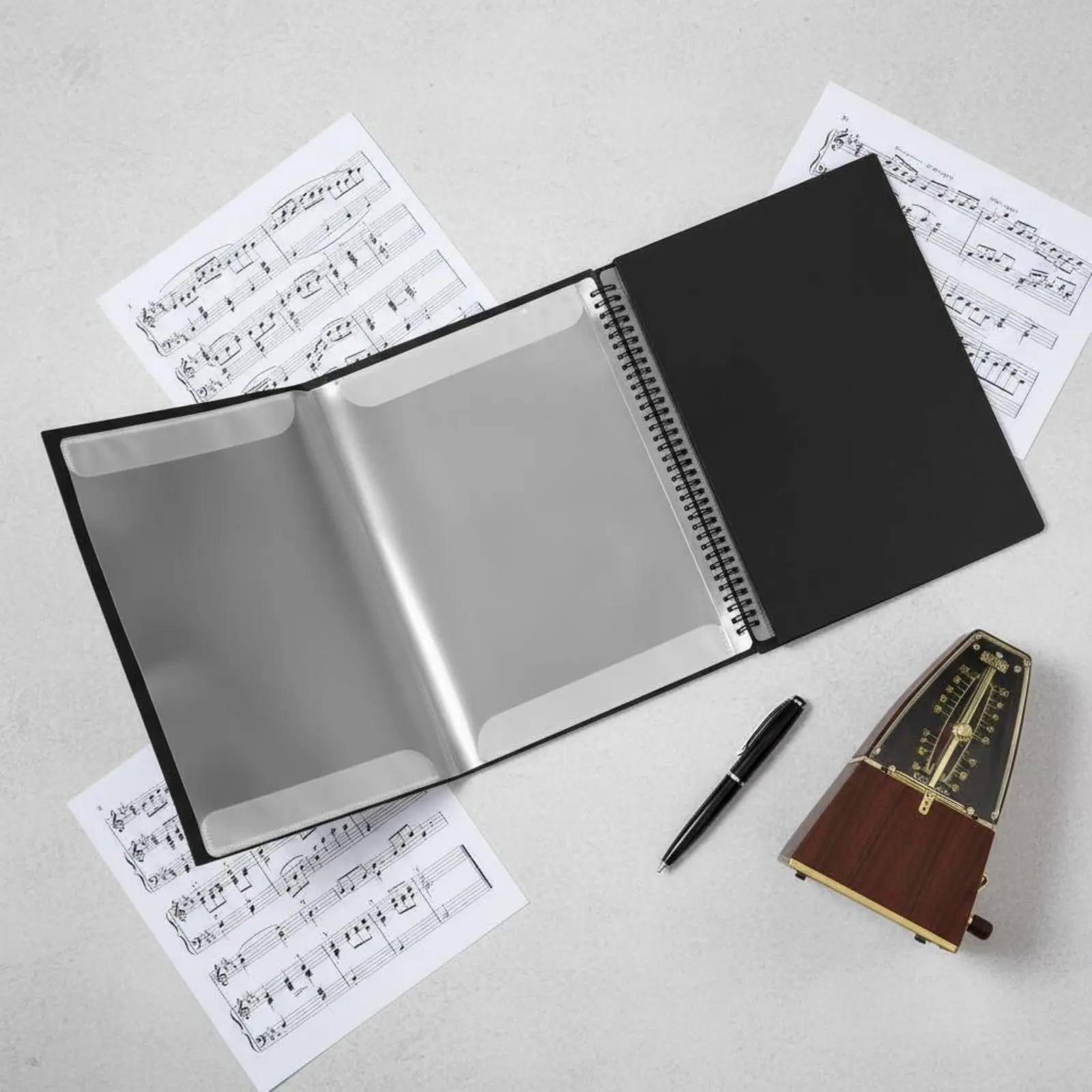 Non-Glare Piano Score Holder Large Capacity 4-Page Expandable Music Folder Sheet Music Binder Waterproof for Pianists, Rehearsal
Non-Glare Piano Score Holder Large Capacity 4-Page Expandable Music Folder Sheet Music Binder Waterproof for Pianists, Rehearsal