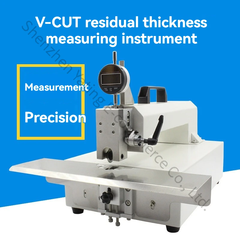 Измеритель остаточной толщины V-образных пазов для печатных плат, цифровой глубиномер V-CUT, стабильный цифровой измеритель остаточной толщины V-образных пазов
Измеритель остаточной толщины V-образных пазов для печатных плат, цифровой глубиномер V-CUT, стабильный цифровой измеритель остаточной толщины V-образных пазов