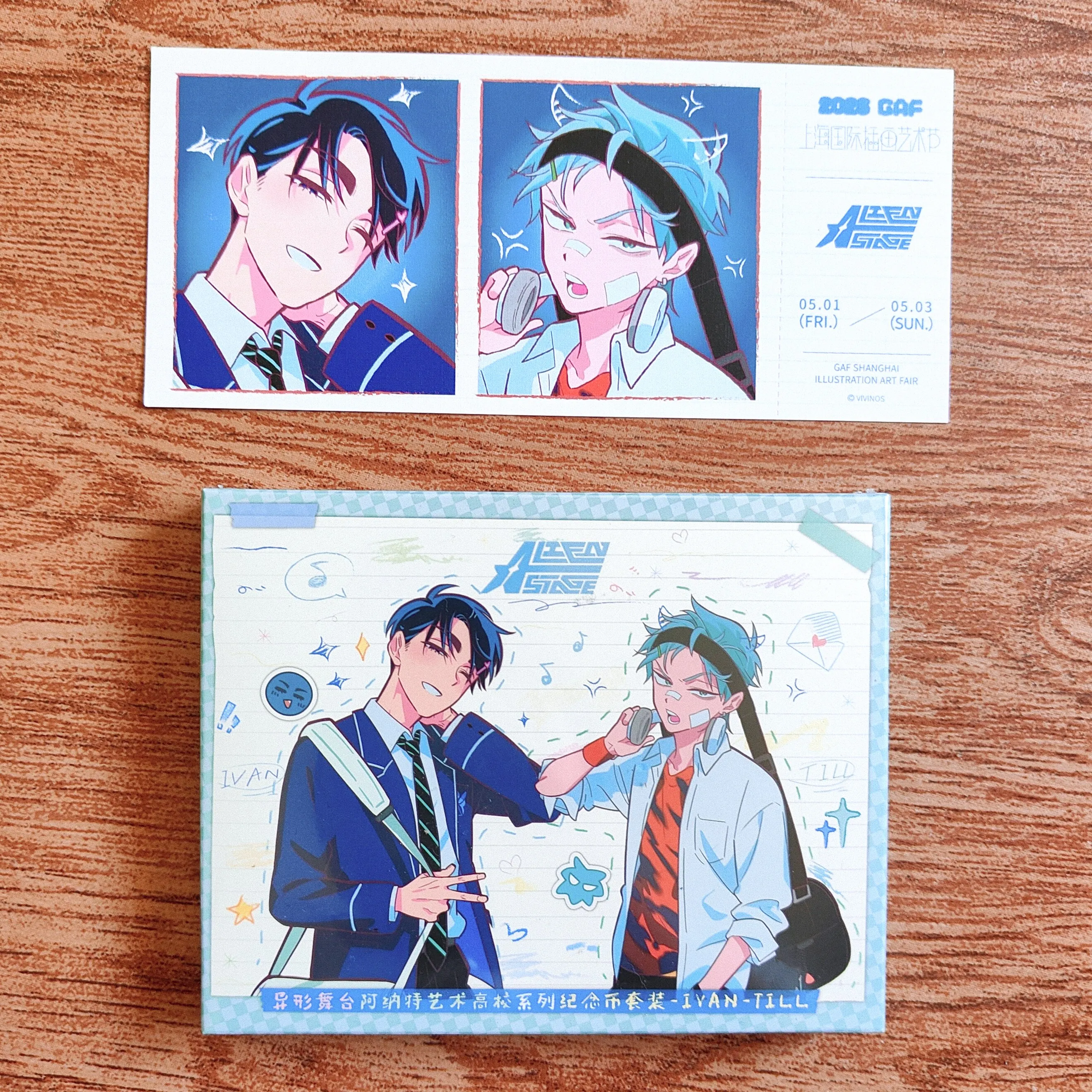Genuine alien stage ivan till luka hyuna CP Anime Commemorative coin set GAF ticket stub card ornament accessories Gift
Genuine alien stage ivan till luka hyuna CP Anime Commemorative coin set GAF ticket stub card ornament accessories Gift