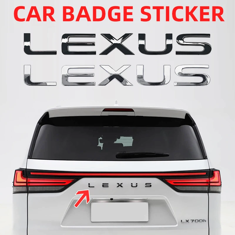 Наклейки-эмблемы ABS на багажник автомобиля для Lexus RX300 NX260 GX550 CT200H IS250 CT IS LS ES NX RX UX GX GX470 RX400 ES300 GS300
Наклейки-эмблемы ABS на багажник автомобиля для Lexus RX300 NX260 GX550 CT200H IS250 CT IS LS ES NX RX UX GX GX470 RX400 ES300 GS300