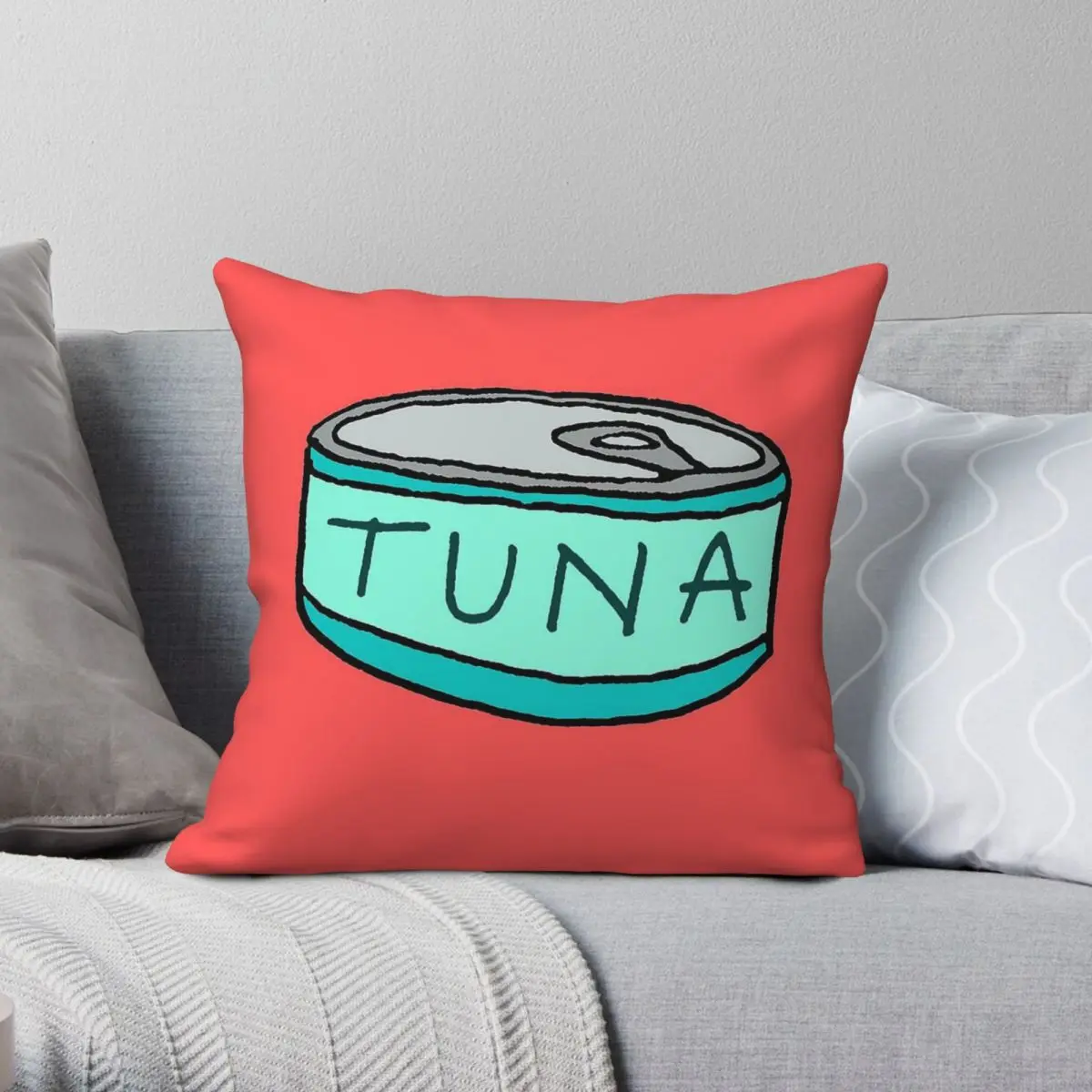 Tuna Tins Pillowcase Polyester Linen Velvet Creative Zip Decorative Pillow Case Home Cushion Cover
Tuna Tins Pillowcase Polyester Linen Velvet Creative Zip Decorative Pillow Case Home Cushion Cover