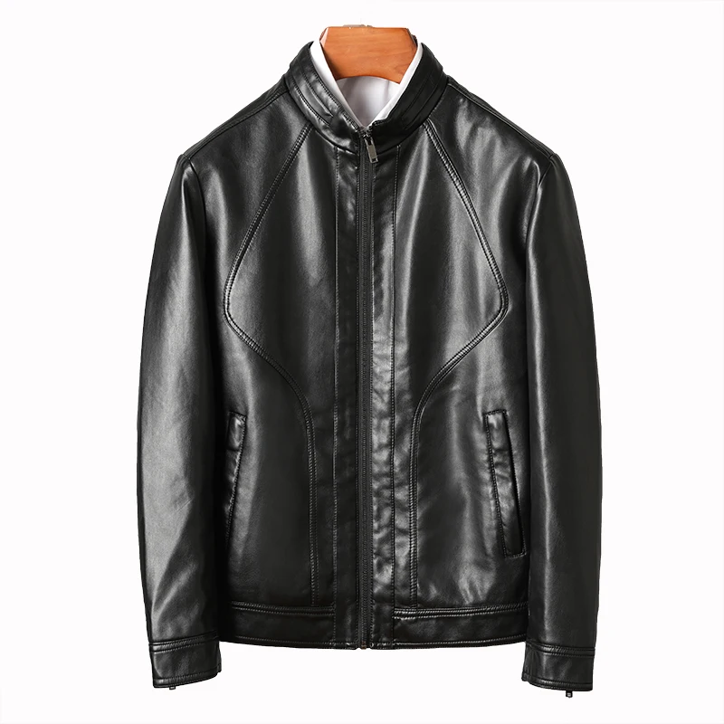 Men Leather Suit Jacket Men Slim Fit Short Coat Korean Version Handsome Men's Clothing Stand Collar Leather Jacket Slim Clothes
Men Leather Suit Jacket Men Slim Fit Short Coat Korean Version Handsome Men's Clothing Stand Collar Leather Jacket Slim Clothes