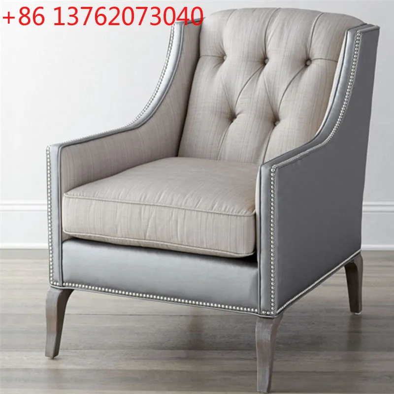 American living room casual fabric single chair modern simple balcony office reception chair
American living room casual fabric single chair modern simple balcony office reception chair