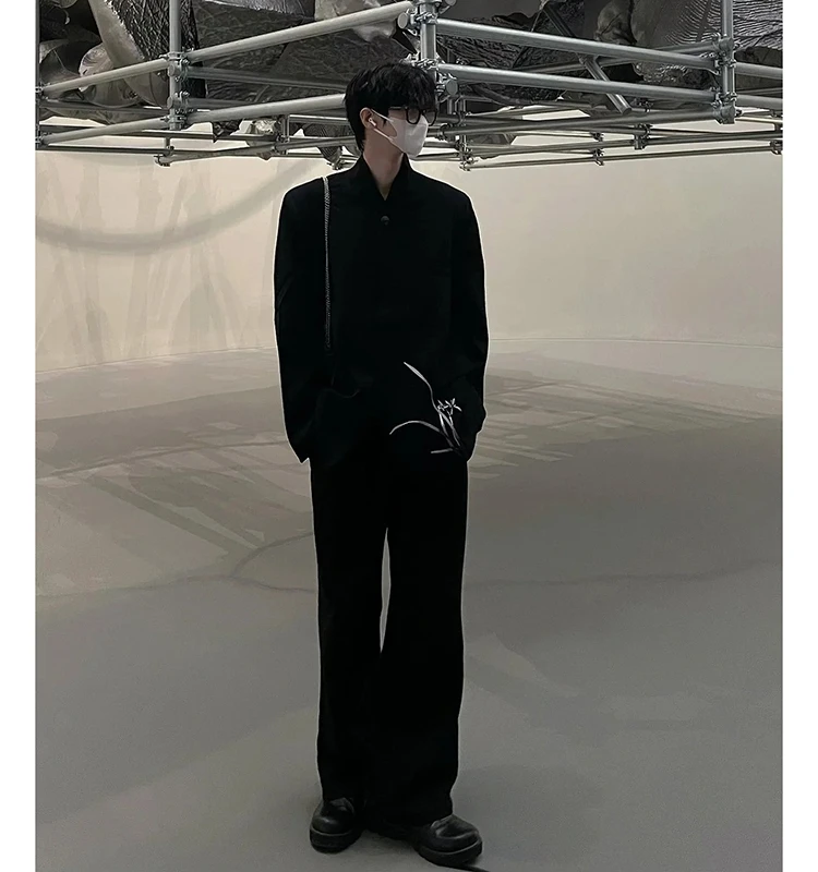 Bla Straight Leg Men's Trousers Spring Autumn Loose Wide Leg Pants High Waist Slim Fit Casual Sle Polyester Fiber
Bla Straight Leg Men's Trousers Spring Autumn Loose Wide Leg Pants High Waist Slim Fit Casual Sle Polyester Fiber