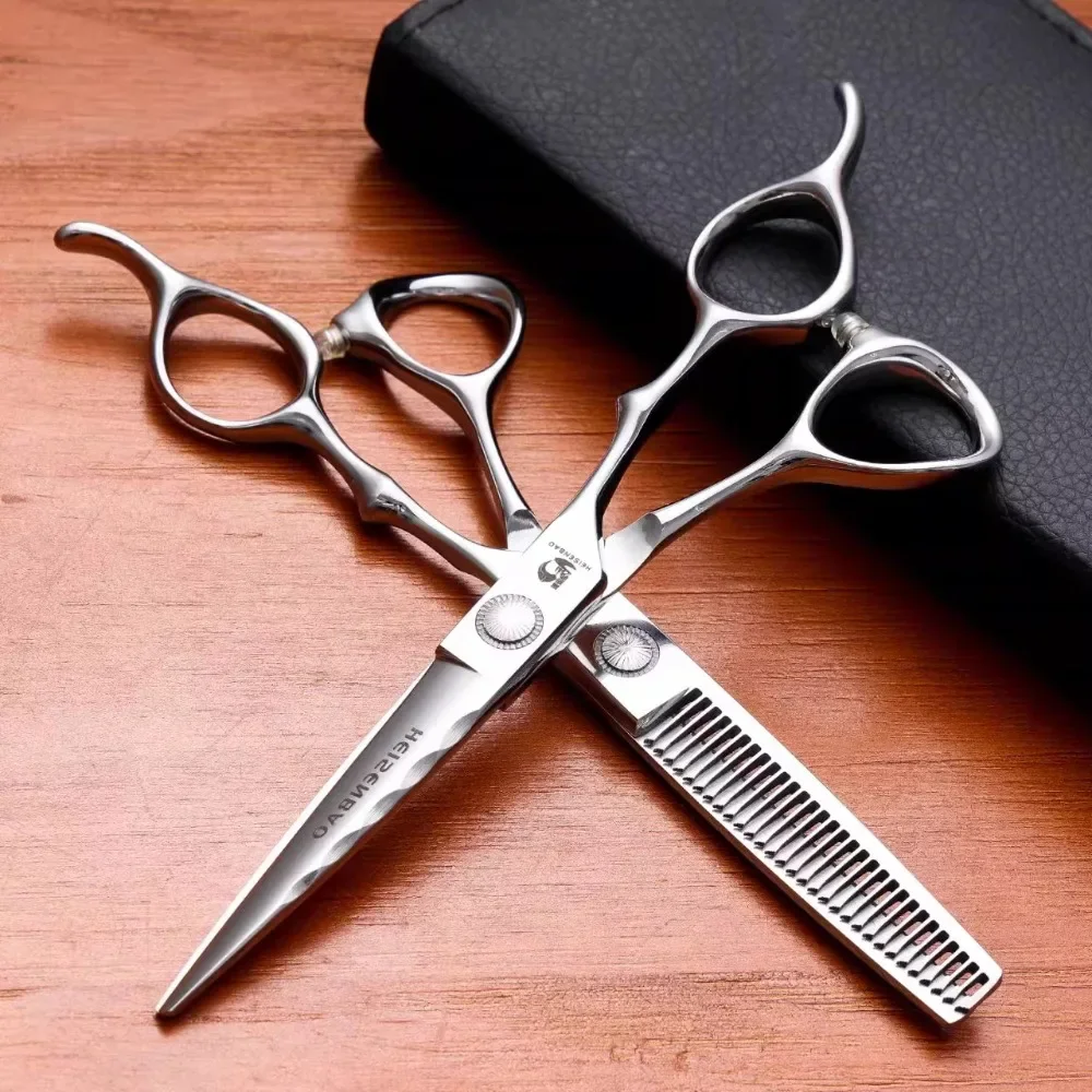 Hairdresser's exclusive scissors, Black Forest Leopard genuine professional hair cutting flat, tooth cutting, traceless cutting
Hairdresser's exclusive scissors, Black Forest Leopard genuine professional hair cutting flat, tooth cutting, traceless cutting