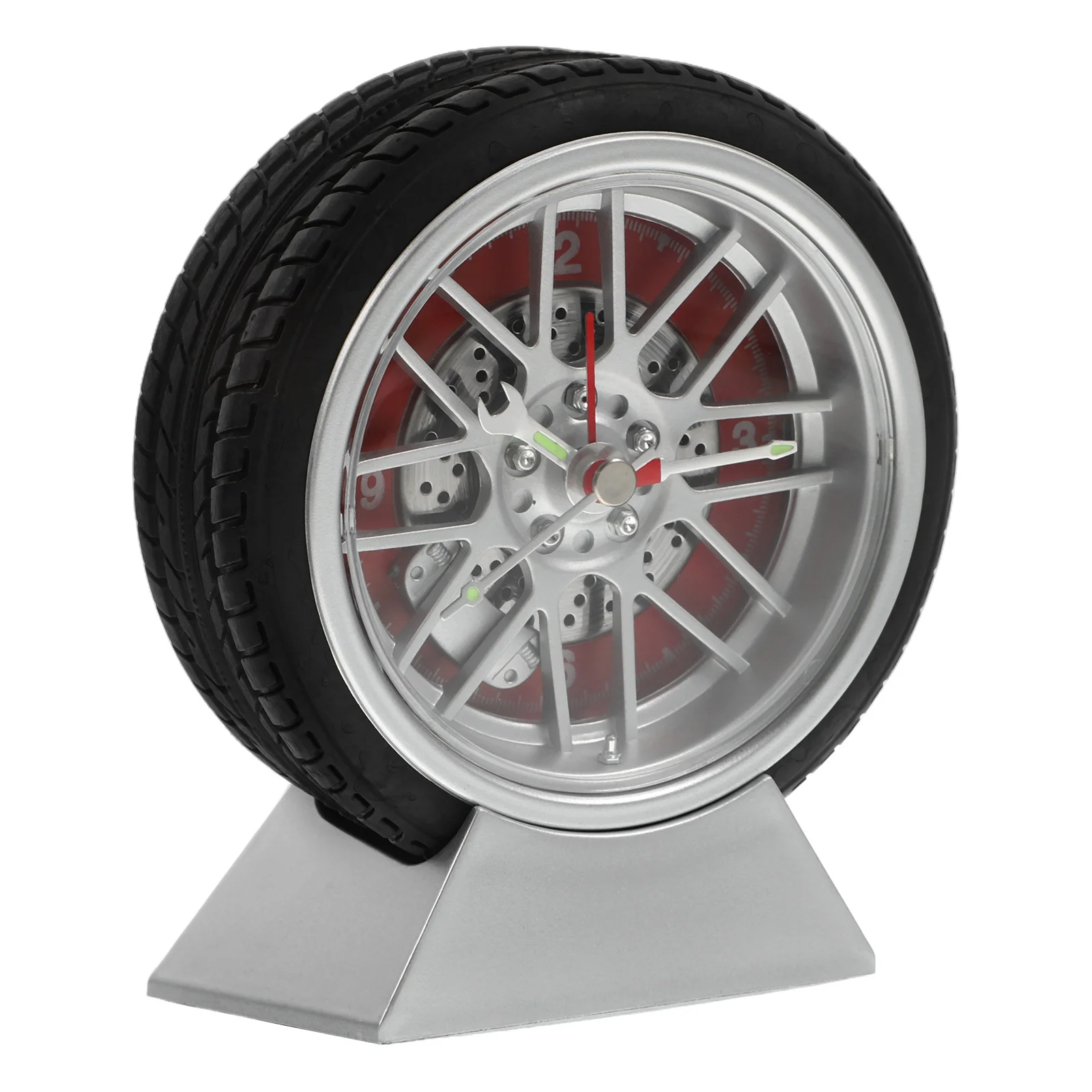 Car Tire Clock Quartz Movement Unique Mini Desk Clock Vintage Decor Stable Base Bedroom Living Room Office Garage Small Alarm
Car Tire Clock Quartz Movement Unique Mini Desk Clock Vintage Decor Stable Base Bedroom Living Room Office Garage Small Alarm
