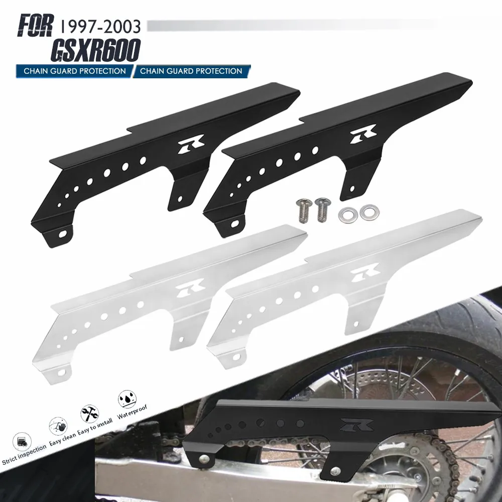 For Suzuki GSX-R 600 GSXR600 1997-1998-1999-2000-2001-2002-2003 Motorcycle Guard Cover Protector CNC Decorative Chain Guard
For Suzuki GSX-R 600 GSXR600 1997-1998-1999-2000-2001-2002-2003 Motorcycle Guard Cover Protector CNC Decorative Chain Guard