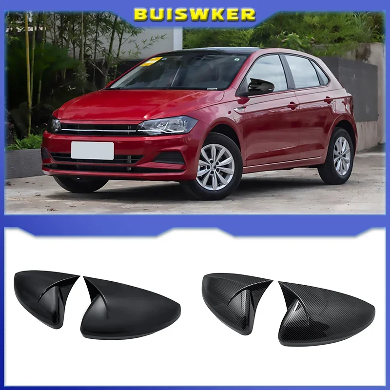 Carbon Side Wing Mirror Cover For VW polo 2019 2020 2021 high quality black Rear-View Caps
Carbon Side Wing Mirror Cover For VW polo 2019 2020 2021 high quality black Rear-View Caps