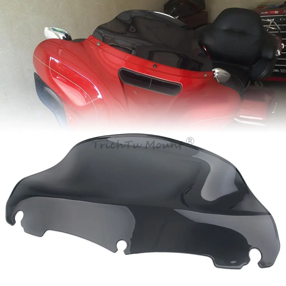 1pc Motorcycle 9" Windscreen Windshield Grey For Harley Touring Electra Glide Revival FLH Street Glide Trike Tri Glide '14-later 
1pc Motorcycle 9" Windscreen Windshield Grey For Harley Touring Electra Glide Revival FLH Street Glide Trike Tri Glide '14-later
