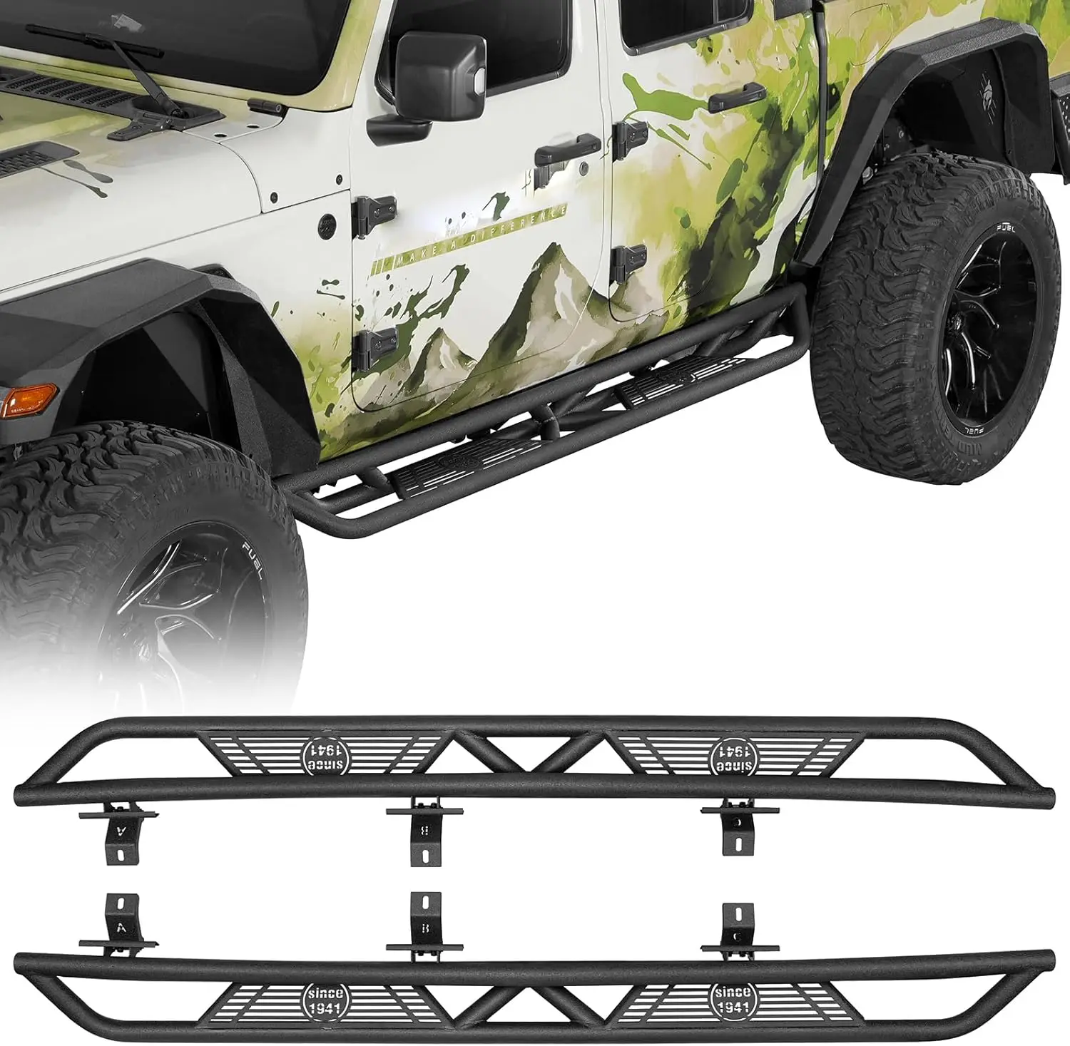Гладиаторские боковые ступеньки, трубчатая подножка Nerf Bar для грузовиков Jeep JT Gladiator P/U 2020 2021 2022 2023 2024 2025
Гладиаторские боковые ступеньки, трубчатая подножка Nerf Bar для грузовиков Jeep JT Gladiator P/U 2020 2021 2022 2023 2024 2025