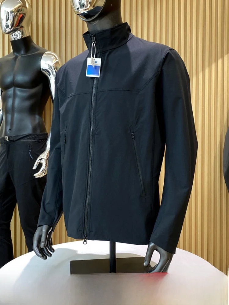Outdoor 3D Tailored Softshell Jacket Windproof Water-Resistant Commute Spring Men's Stand Collar Zipper Closure Nylon Polyester
Outdoor 3D Tailored Softshell Jacket Windproof Water-Resistant Commute Spring Men's Stand Collar Zipper Closure Nylon Polyester